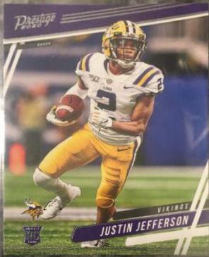 Justin Jefferson #267 Football Cards 2020 Panini Prestige