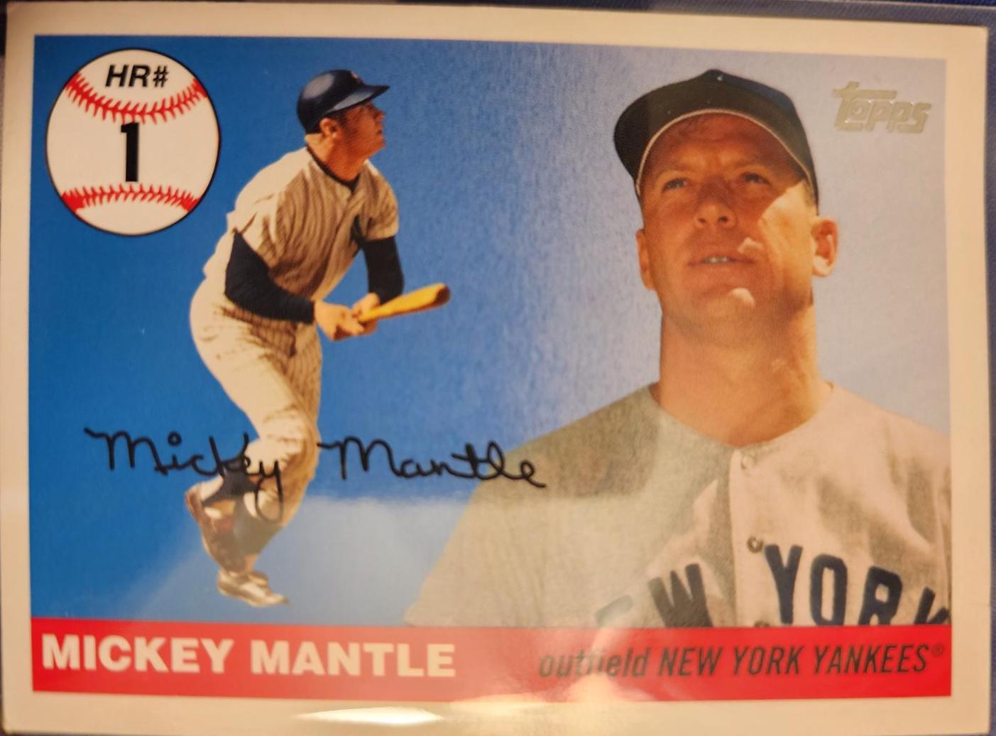 Mickey Mantle #MHR1 Baseball Cards 2006 Etopps Mickey Mantle