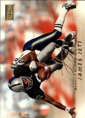 James Jett #5 Football Cards 1998 Skybox Premium