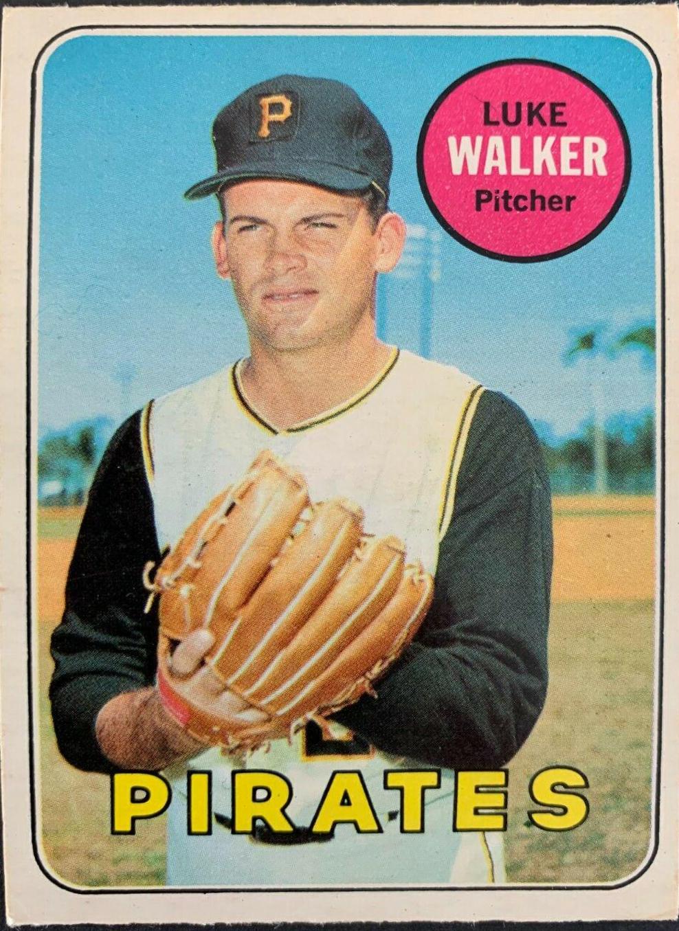 Luke Walker #36 Baseball Cards 1969 O Pee Chee
