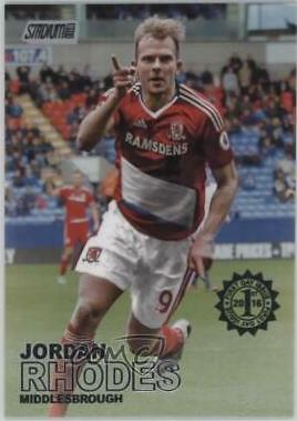 Jordan Rhodes #39 2016 Stadium Club Premier League