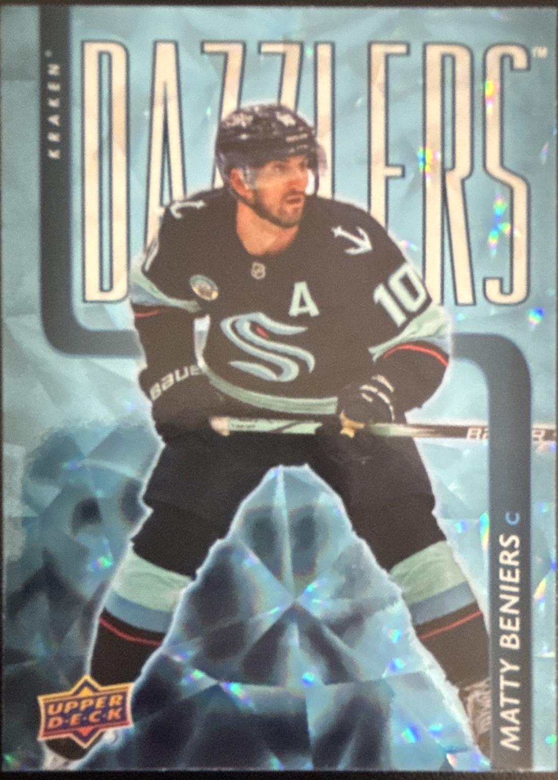 Matty Beniers #DZ-142 2025 Upper Deck Extended Series Dazzlers Hockey