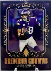 紫金石　パープル、ゴールドストーン　アヴェンチュリンガラス Justin Jefferson #GC-JJN Prices | 2024 Panini Phoenix Gridiron