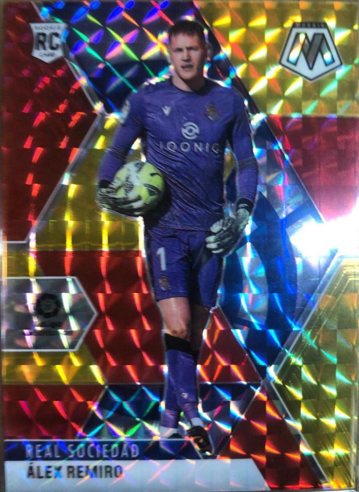 Alex Remiro #51 Soccer Cards 2020 Panini Mosaic La Liga