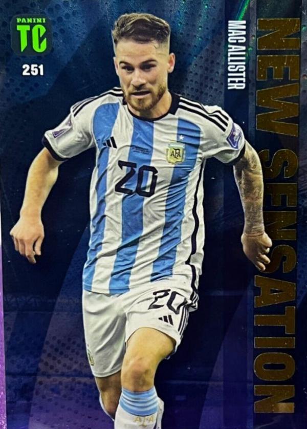 Alexis Mac Allister #251 Soccer Cards 2023 Panini Top Class