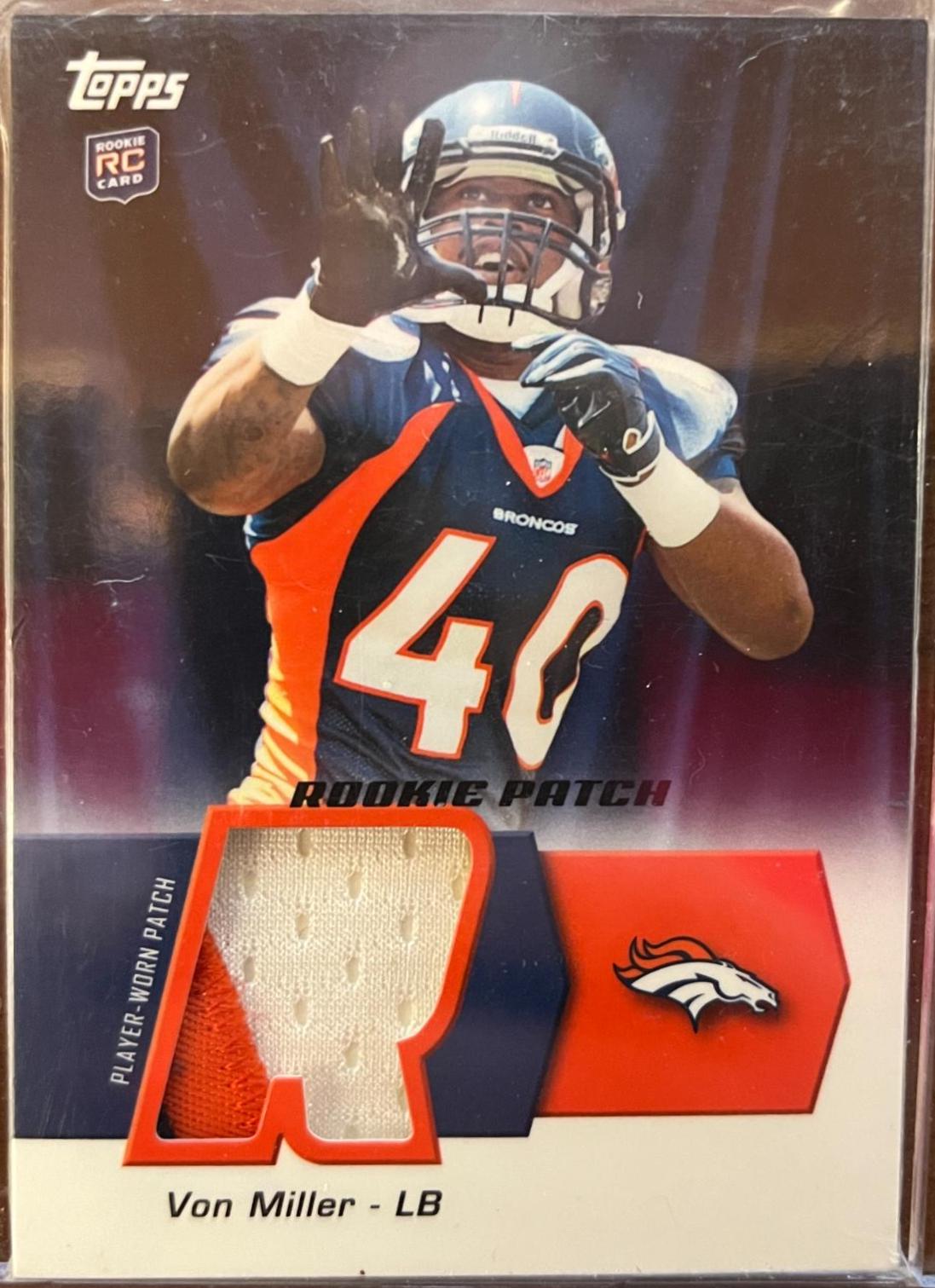Von Miller #HRP-VM Football Cards 2011 Topps Rookie Patch