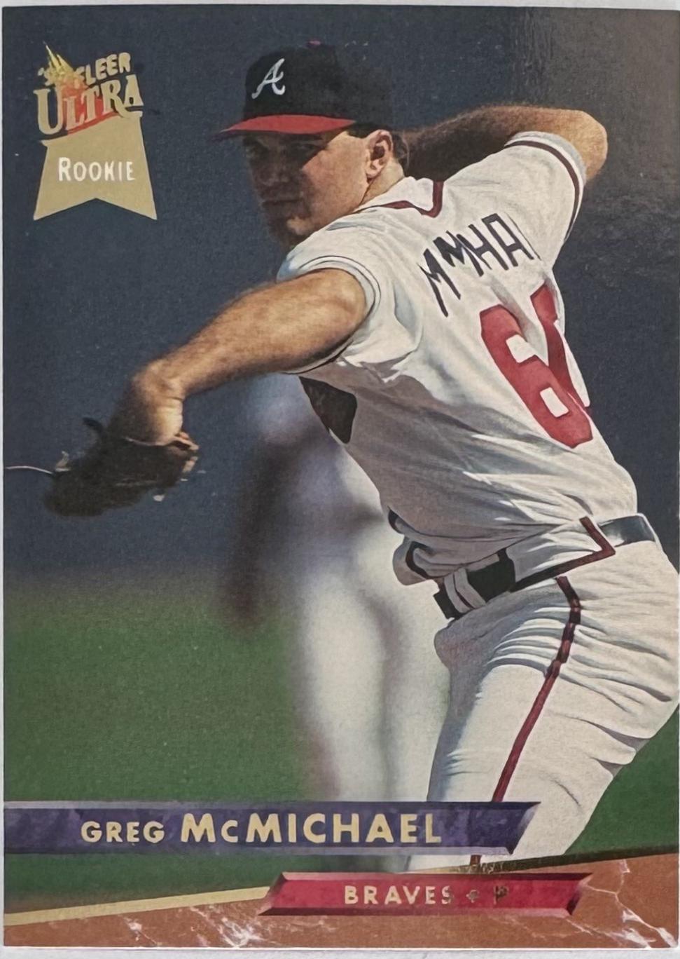 Greg Mcmichael #308 Baseball Cards 1993 Ultra
