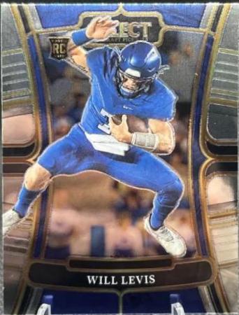 Will Levis #3 Football Cards 2023 Panini Select Draft Picks