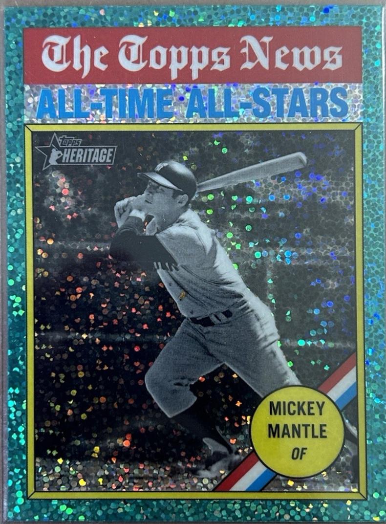 Mickey Mantle [Aqua Sparkle] #349