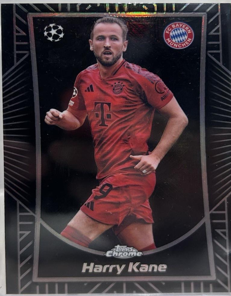 Harry Kane #SE-4 Soccer Cards 2024 Topps Chrome UEFA Shadow Etch