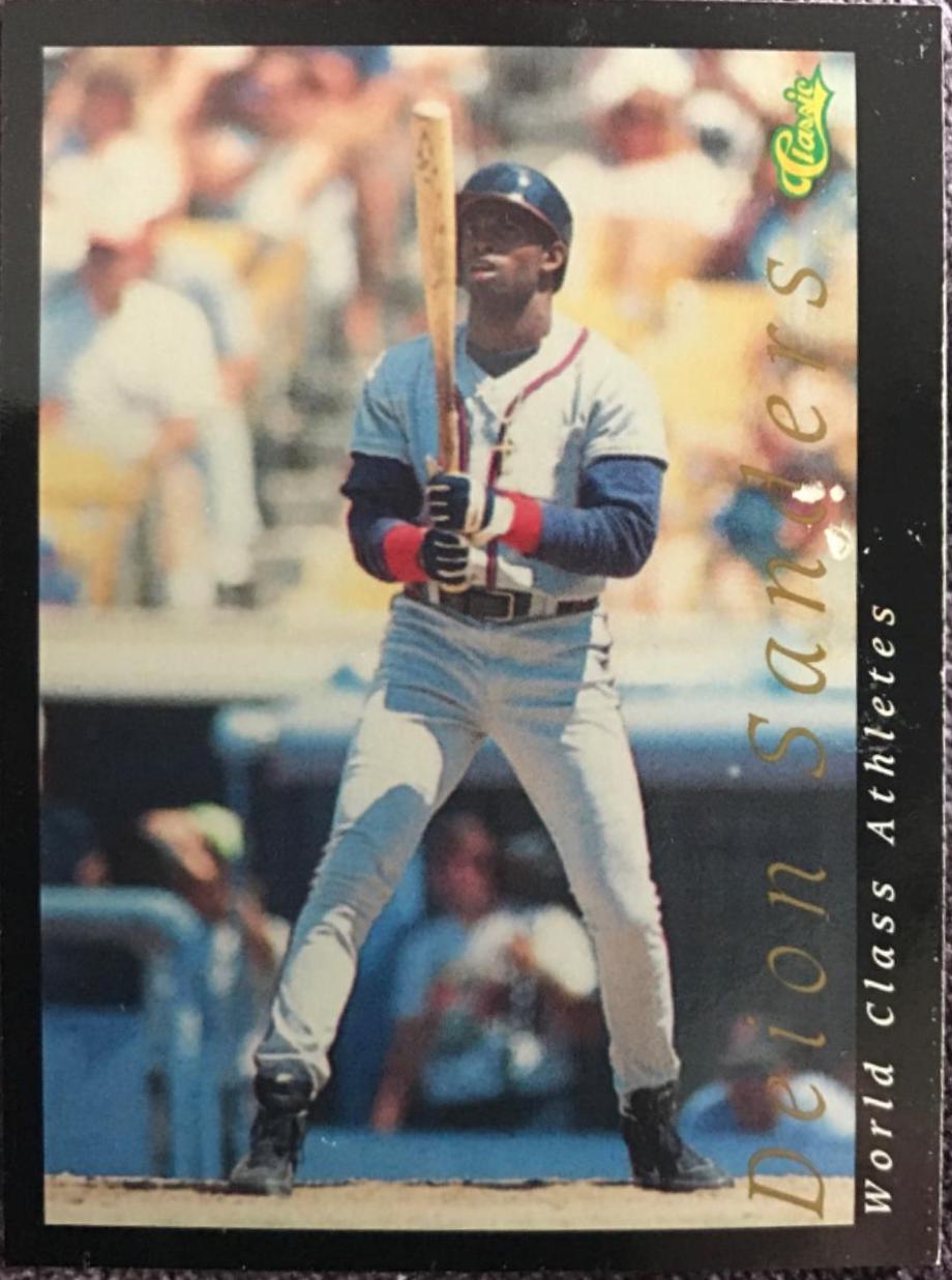 Deion Sanders #57 Baseball Cards 1992 Classic