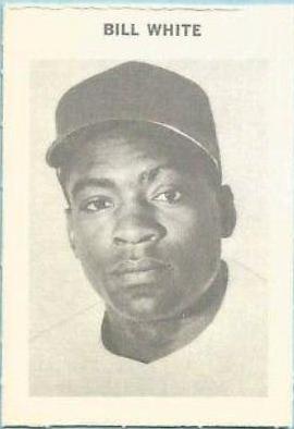 Bill White Baseball Cards 1969 Milton Bradley