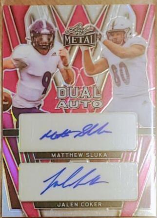 Matthew Sluka / Jalen Coker [Pink Pulsar] #DA-20