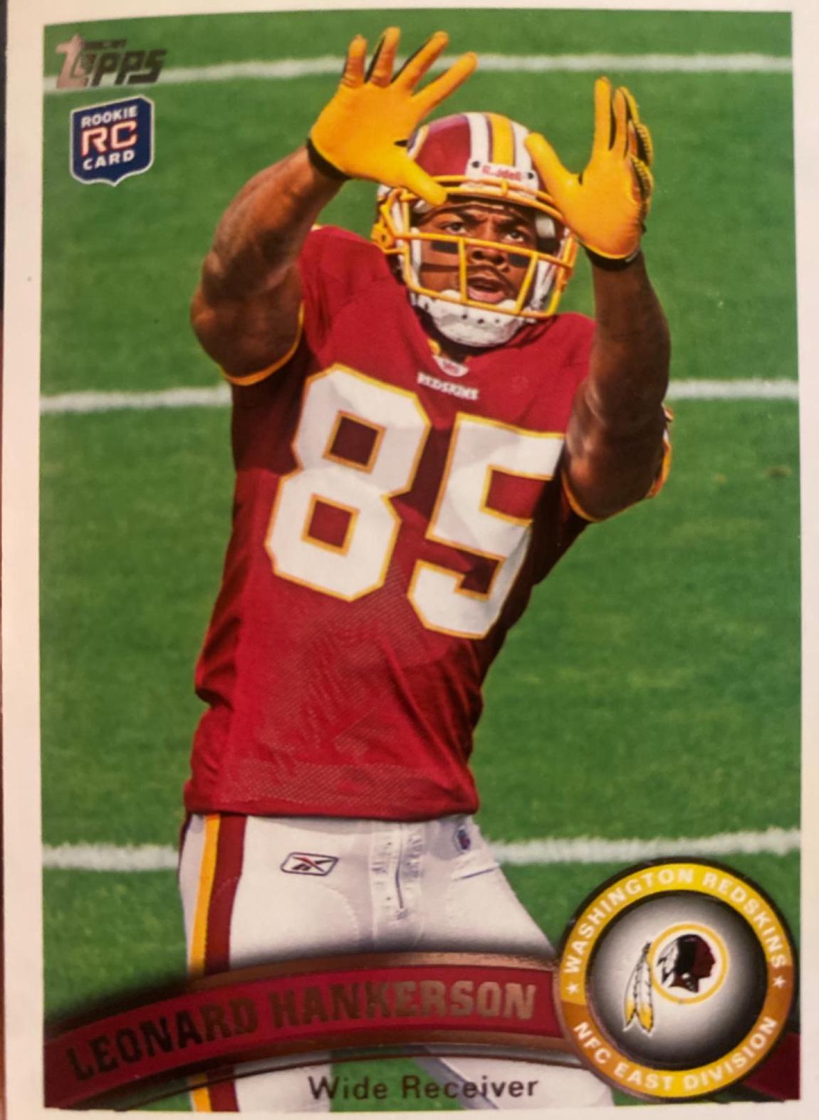Leonard Hankerson #11 Football Cards 2011 Topps