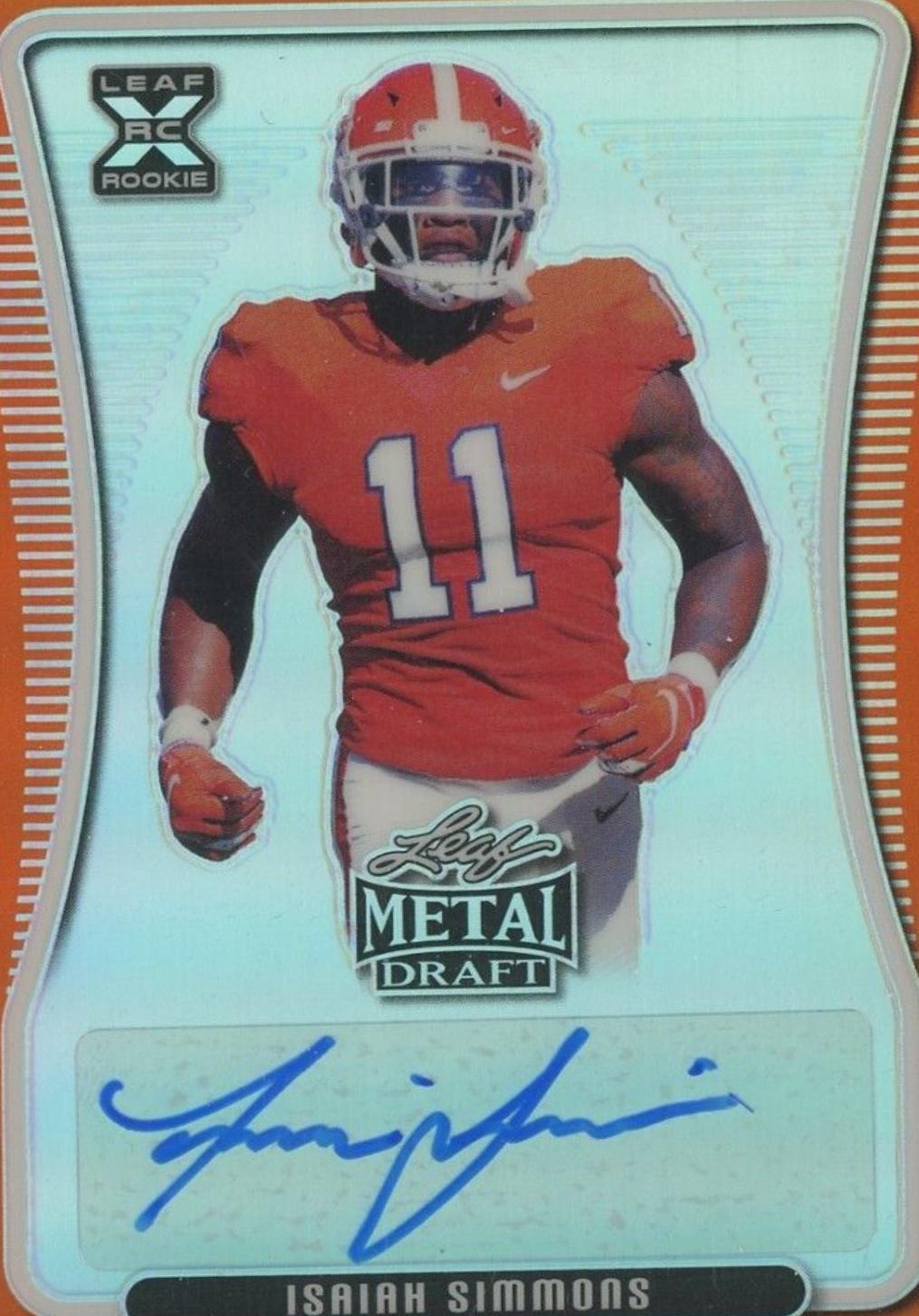Isaiah Simmons [Orange Prismatic] #BA-IS1