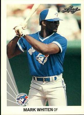 Mark Whiten #396 Baseball Cards 1990 Leaf