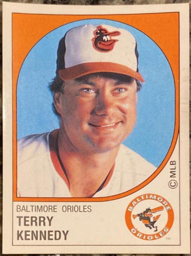 Terry Kennedy #7 Baseball Cards 1988 Panini Stickers