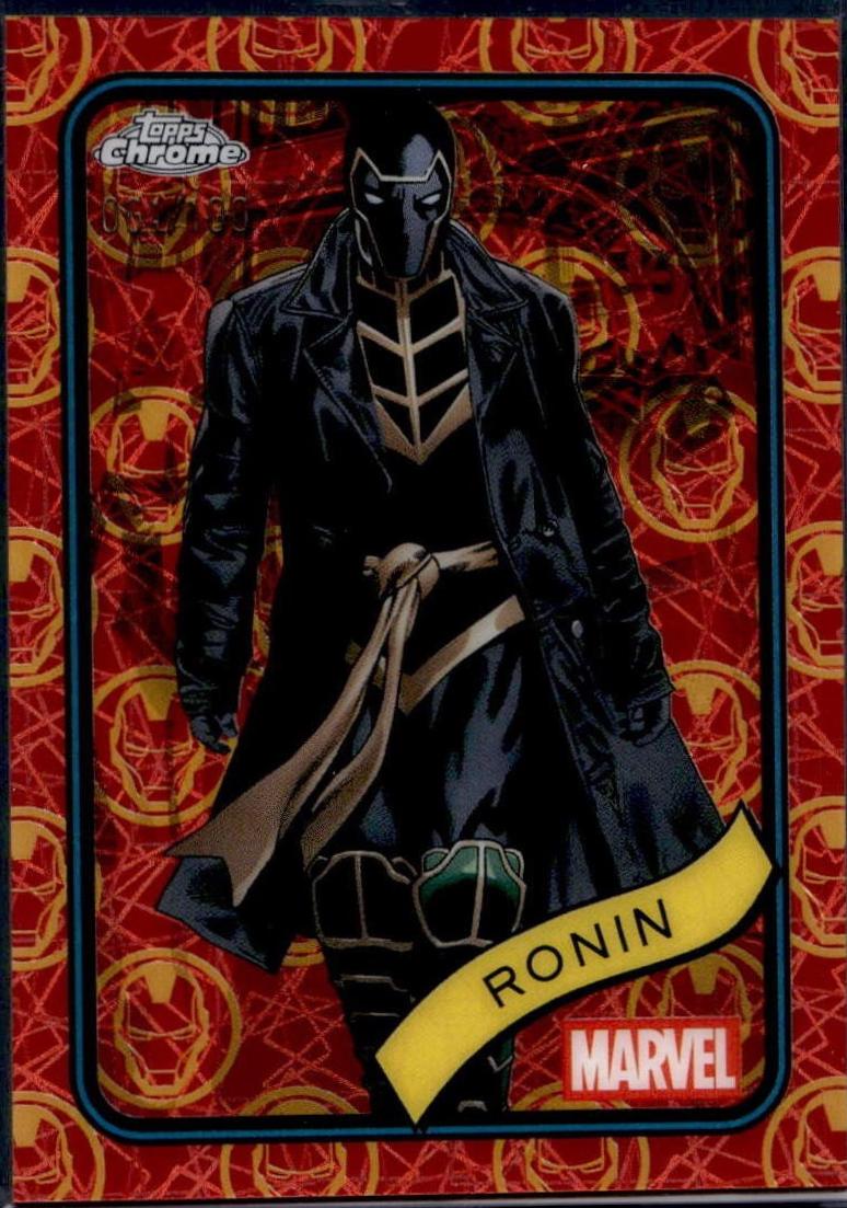 Ronin Iron Man Red & Gold Lazer Refractor