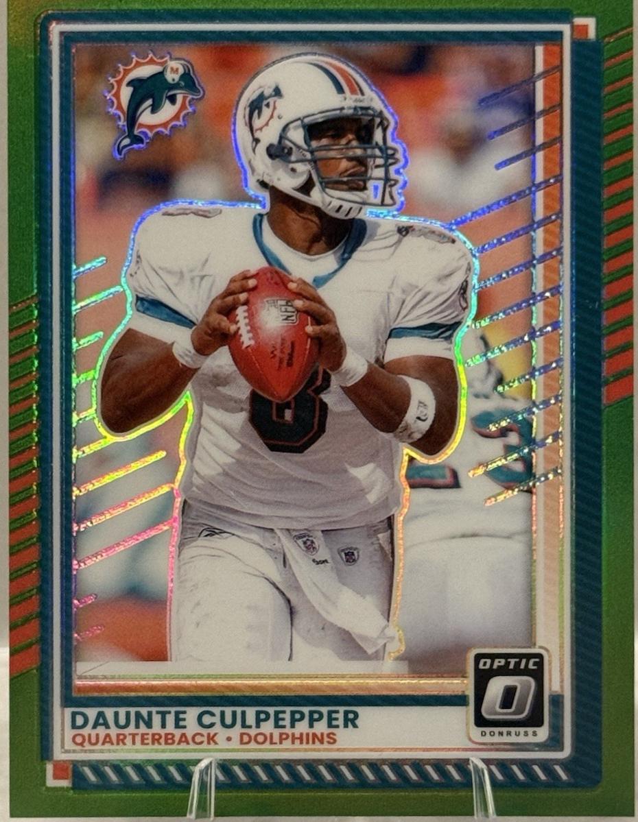 2025 Panini Donruss Optic Daunte Culpepper [Lime Green] #60 card