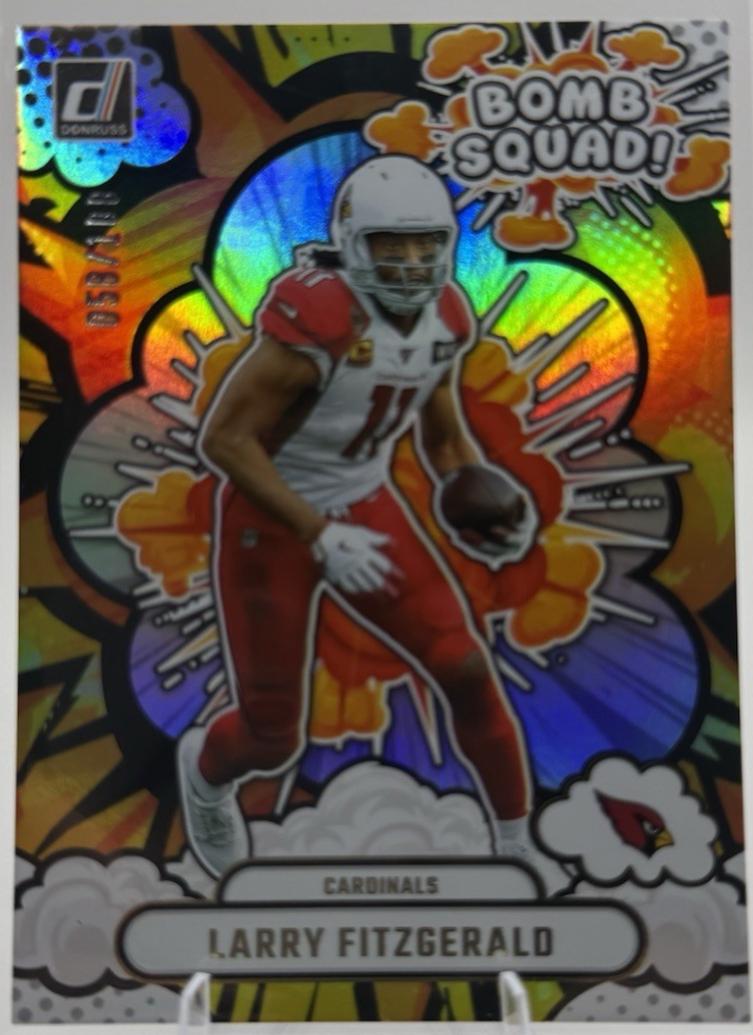 Larry Fitzgerald [Holo] #BS-LFD Prices | 2025 Panini Donruss Bomb