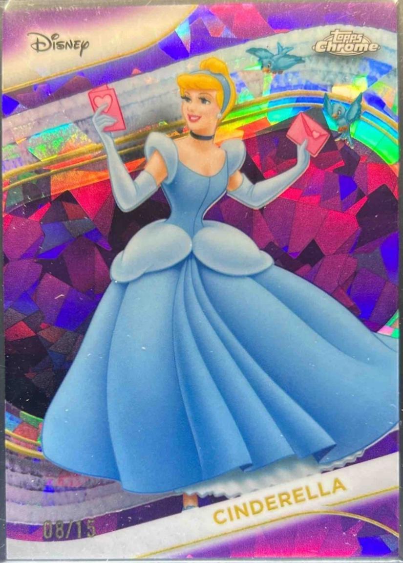 Disney 7プリンセス　フルレアデッキ Cinderella [Purple Sapphire Refractor] #75 Prices | 2025 Topps