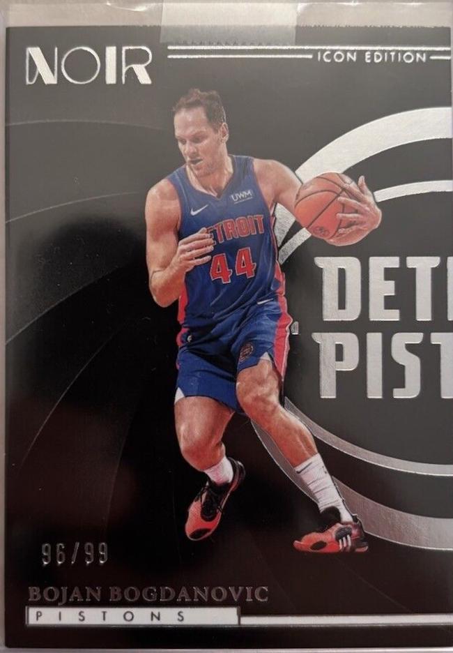 Bojan Bogdanovic #127 Basketball Cards 2023 Panini Noir