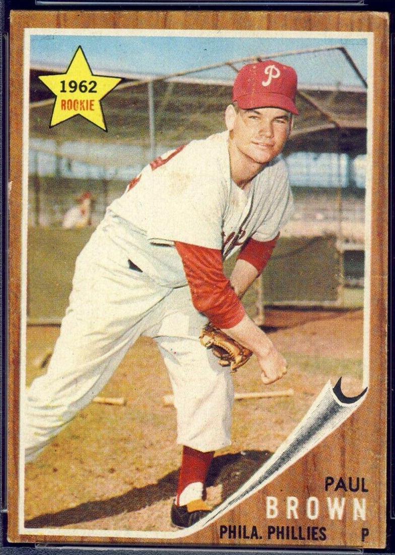 Paul Brown #181 1962 Venezuela Topps Baseball