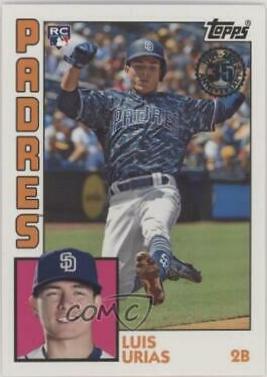Luis Urias #T84-11 Baseball Cards 2019 Topps 1984 Baseball