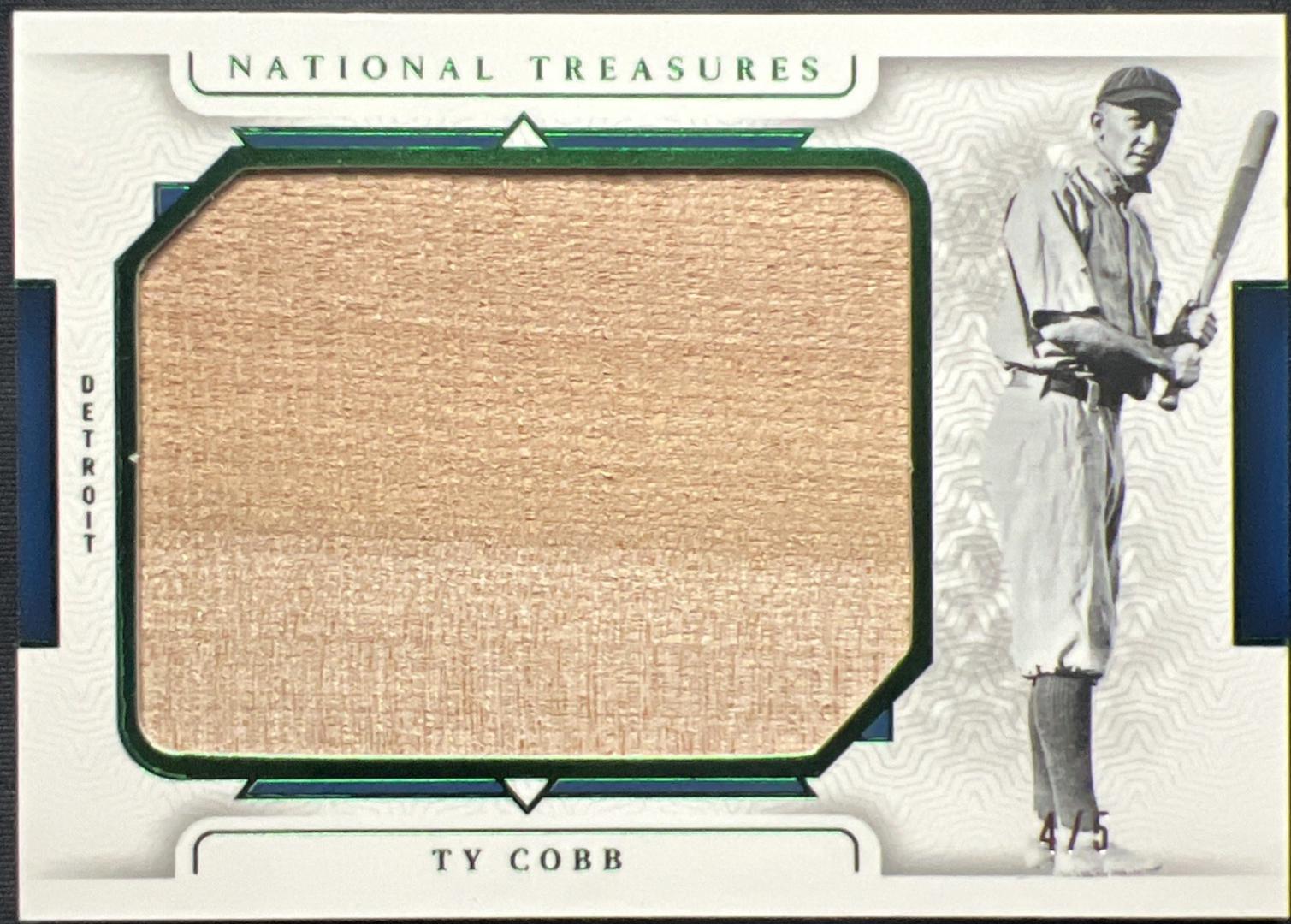 Ty Cobb #16 2024 Panini National Treasures Legendary Jumbo Lumber Baseball
