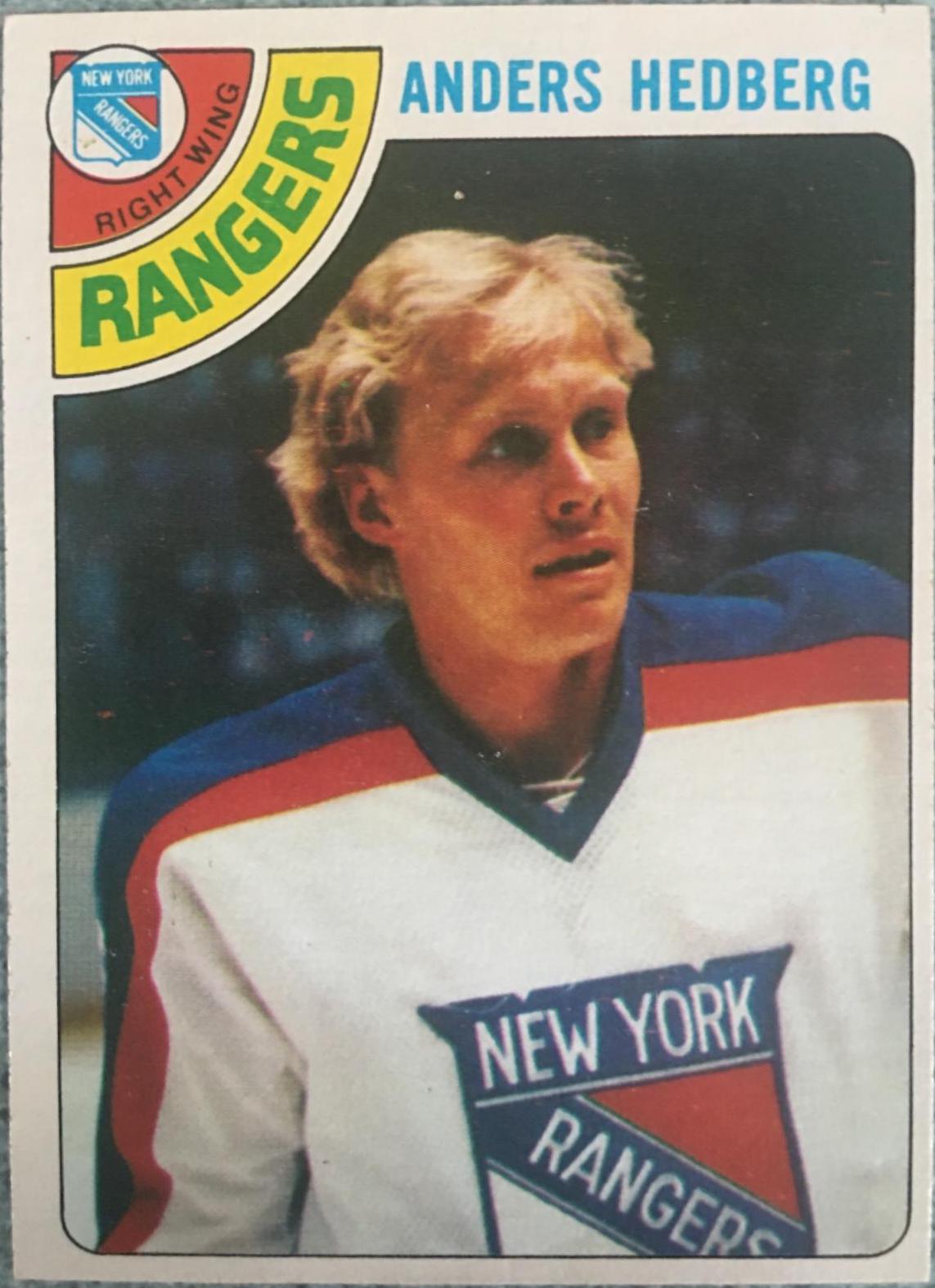 Anders Hedberg #25 Hockey Cards 1978 Topps