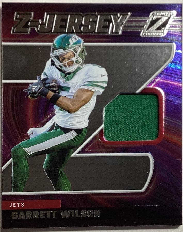 Garrett Wilson #ZJ40 Football Cards 2024 Panini Zenith Z Jersey