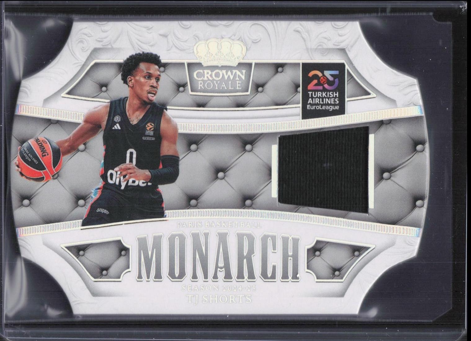 TJ Shorts #95 2024 Panini Crown Royale Euroleague Basketball