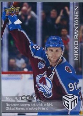 Mikko Rantanen #11 Hockey Cards 2022 Upper Deck Game Dated Moments