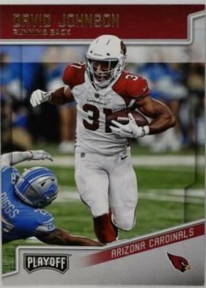 David Johnson #2 Football Cards 2018 Panini Playoff