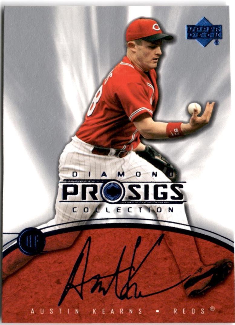 Austin Kearns #9 Baseball Cards 2004 Upper Deck Diamond Collection Pro Sigs
