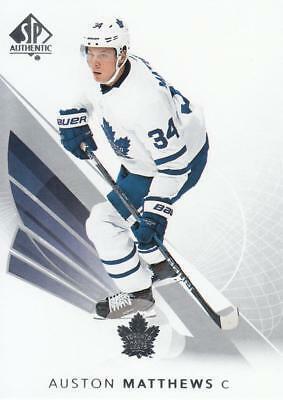 Auston Matthews #10 Hockey Cards 2017 SP Authentic