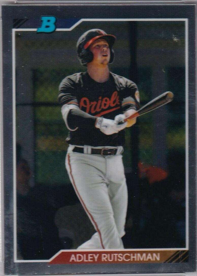 Adley Rutschman #AR 2020 Bowman Heritage Chrome Prospects Baseball