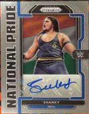 Shanky #NP-SHY Wrestling Cards 2022 Panini Chronicles WWE National Pride Signatures