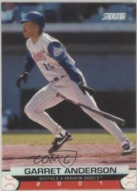 Garret Anderson #39 Baseball Cards 2001 Stadium Club