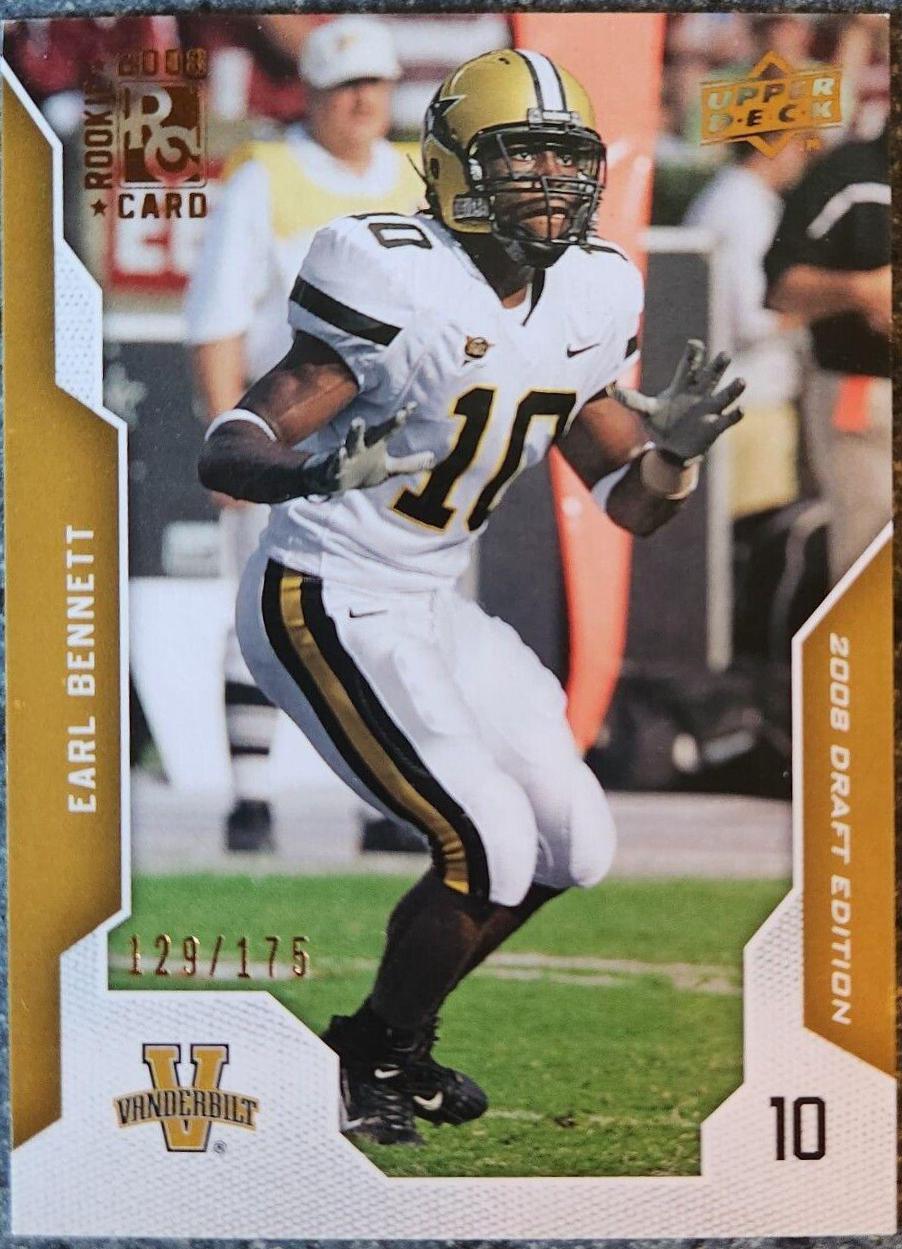 Earl Bennett #33 Football Cards 2008 Upper Deck Draft Edition