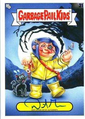 Artist Autograph #31 Garbage Pail Kids Book Worms