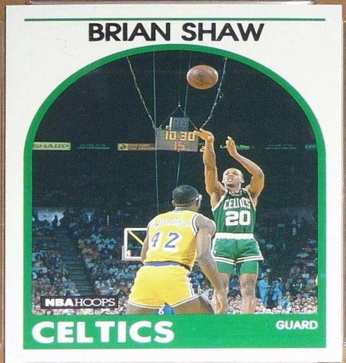 Brian Shaw #62 Basketball Cards 1989 Hoops