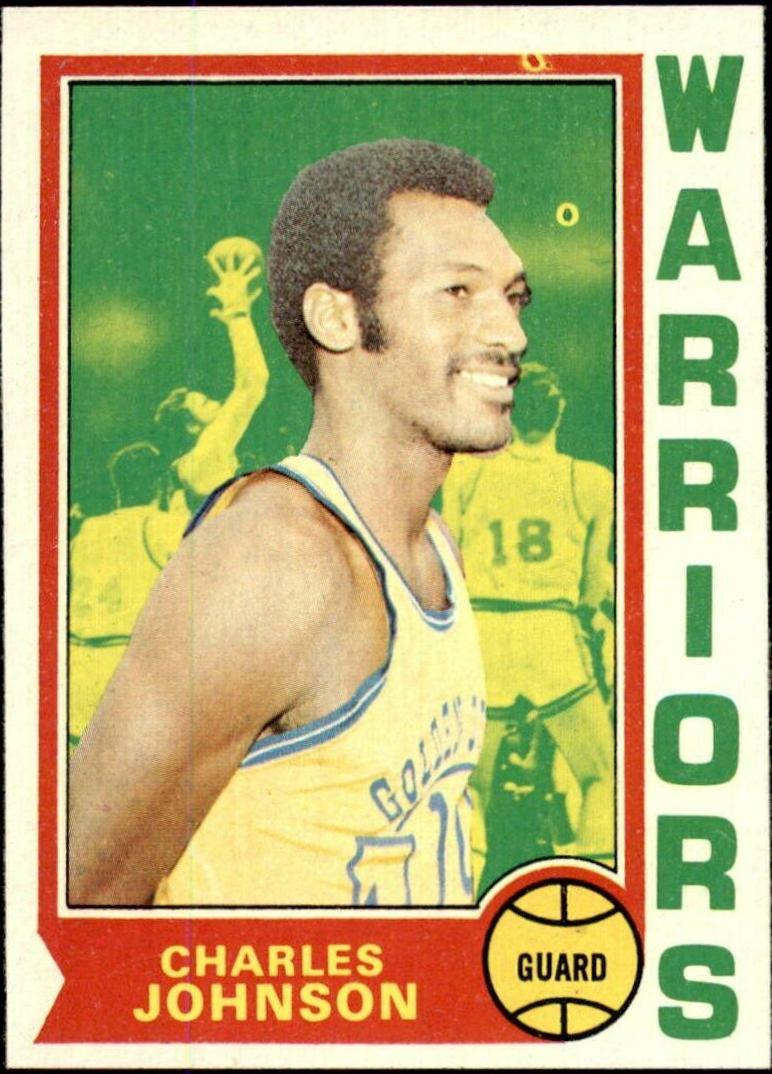 Charles Johnson #14 Basketball Cards 1974 Topps