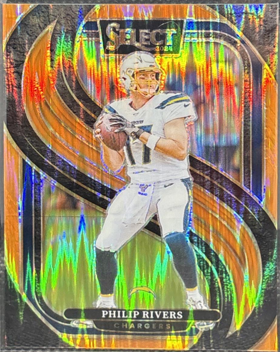 Philip Rivers [Orange Prizm Shock] #187 Prices | 2024 Panini Select ...
