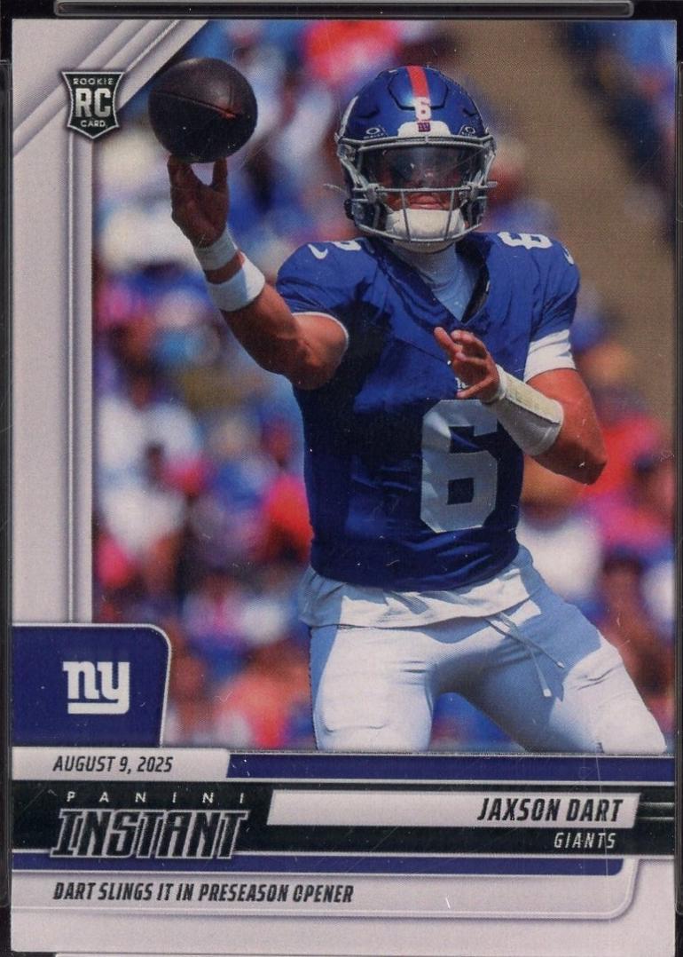 Jaxson Dart #13 2025 Panini Instant Football