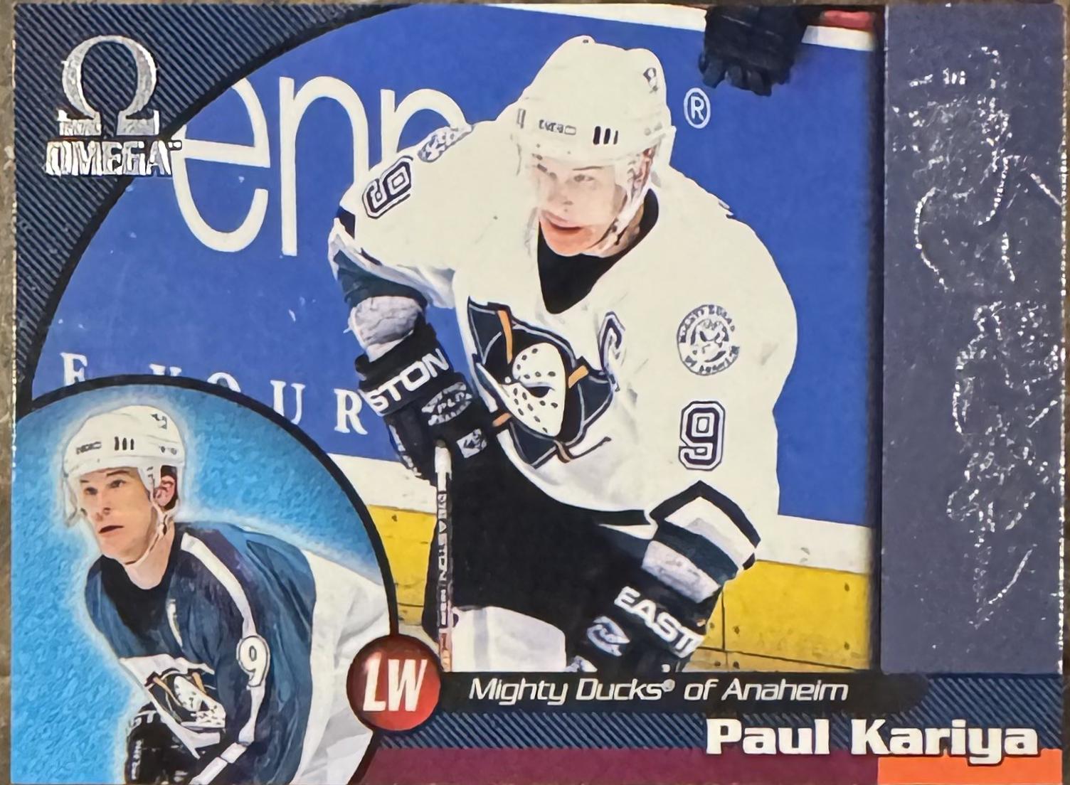 Paul Kariya #4 1998 Pacific Omega Hockey