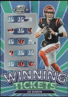 Joe Burrow #4 Football Cards 2023 Panini Contenders Optic Winning Tickets