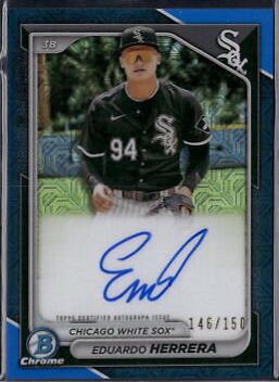 Eduardo Herrera [Blue Mojo Refractor] #BMA-EH