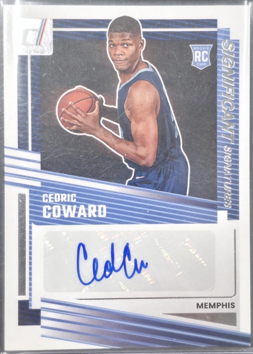 Cedric Coward #29 2025 Panini Donruss Significant Signature Basketball