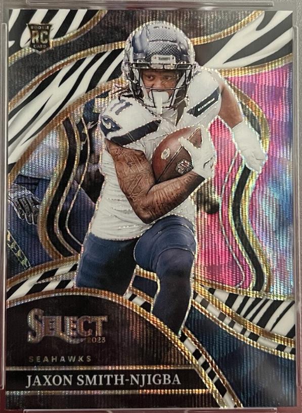 Jaxon Smith-Njigba [Zebra Prizm Die-Cut] #259 Prices | 2023 Panini